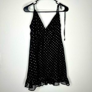 Blue Blush black mini dress